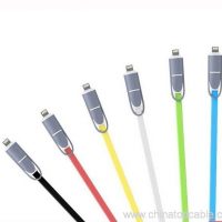 Fast charging usb cable 2 di 1 data cable micro usb cable 9