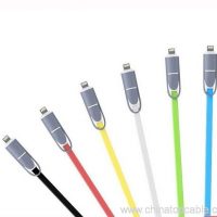 快速充電 usb 電纜 2 在 1 數據電纜微型 usb 電纜 9