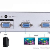 HD video 4 chuyển đổi cổng VGA monitor splitter 2