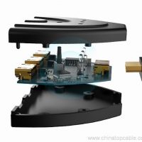 Quality High 3 Port 1080P 3D kabel HDMI AUTO Switch 3×1 Switcher Splitter Hub karo Kabel 2
