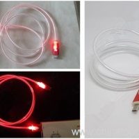 Mikro usb kabeli ar led light 6