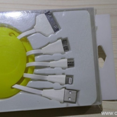 4 in 1 USB Cable For IPhone6 For Samsung Galaxy Android - Image 3