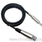 6.35mm mono stereo to 3pin XLR microphone cable 2