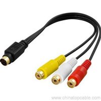 9 din pin mini kanggo kabel rca