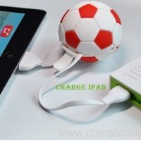 Fútbol colores del fashional cable USB para el teléfono inteligente 3