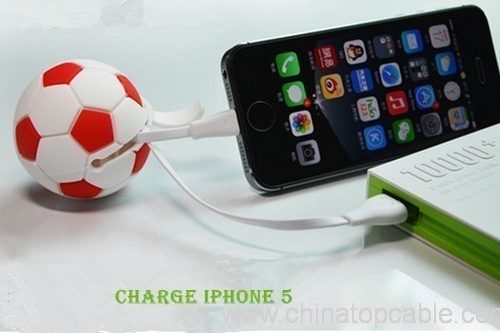 Fashional colorful football USB cable for smartphone - Image 4