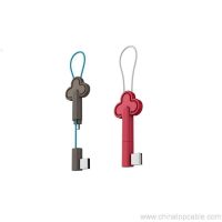 Lovely 20cm Micro USB Cable with key holder design