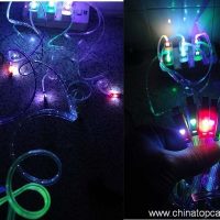 Micro USB-kabel med LED-lys 7