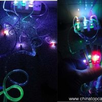 මයික්රො USB LED Light සමග කේබල් 7