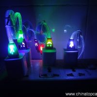 Cebl micro USB gyda golau LED 9