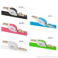Retractable noodles 2 in 1usb cable with cover for phones 2