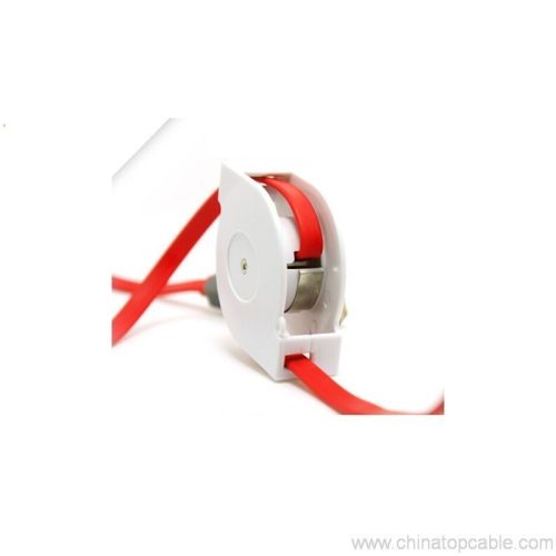 Retractable noodles 2 in 1usb cable with cover for phones - Image 3