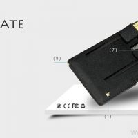 Slim wallet-ukuran kanthong Ultra-lancip kabel desain kertu mutifunction USB 4