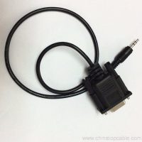 50DB-yə sm 2,5 mm Kişi Stereo Kabel 9 pin Dişi Kabel