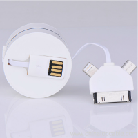 3 dalam 1 kabel usb multi dilanjutkan untuk mengecas 3