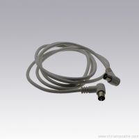 coaxial အမျိုးအစား 75dB 90dB 100dB 110dB 9.5mm IEC Plug တီဗီအင်တင်နာ Cable ကို 7