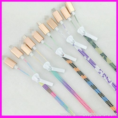 Micro zipper USB Cable for iPhone 6 6s Plus 5s iPad mini/Samsung - Image 4