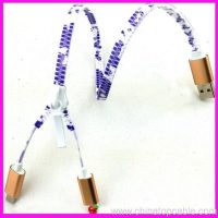 Micro zipper USB Cable for iPhone 6 6s Plus 5s iPad mini/Samsung 3