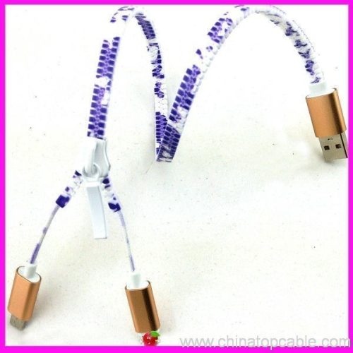 Micro zipper USB Cable for iPhone 6 6s Plus 5s iPad mini/Samsung - Image 5