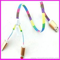 iPhone uchun Micro zipper USB Kabel 6 6S Plus 5s iPad mini / Samsung 6