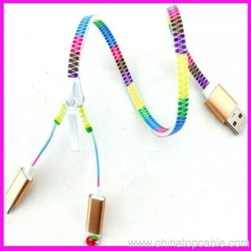 Micro zipper USB Cable for iPhone 6 6s Plus 5s iPad mini/Samsung - Image 8