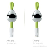 Novelty le uaea USB o faamatalaga mo le iPhone 5/5s/6/Samsung 2