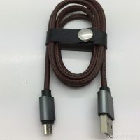 Pu Leather Fast Charging 2A Data Usb Cable for iphone 6s for Android 10