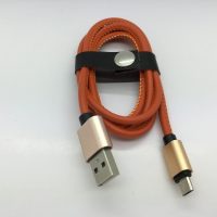 Pu Leather Fast Charging 2A Data Usb Cable for iphone 6s for Android 11