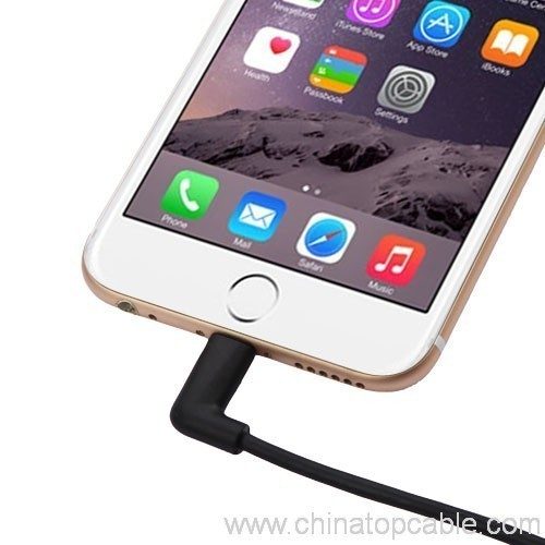 Right Angle 90 Degree MFi Certified 8pin usb cable for iphone - Image 4