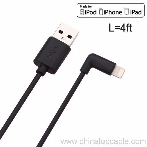Right Angle 90 Degree MFi Certified 8pin usb cable for iphone - Image 5