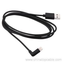 Eskuin Angelua 90 Titulua MFi Ziurtatutako 8pin USB kablea iPhonerako 6