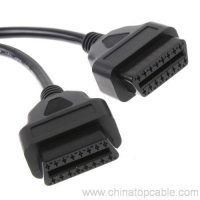 16 Pin OBD2 OBDII Splitter Extension Cable Male ho kopanetsoe Female Y Cable 4