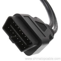 16 pin OBD2 OBDII splitter Itẹsiwaju Cable Okunrin to Meji Female Y Cable 6