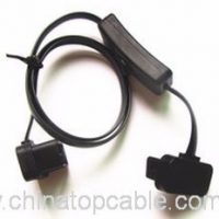 16PIN-код плоскі тонкі, як локшини OBD2 OBD OBDII авто автомобіль розширення ELM327 кабель з вимикач типу роз'єм адаптера 3