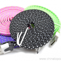1Spalvinga M / 2M / 3M USB duomenų sinchronizavimo įkroviklis "Micro USB" kabelis laido Wire 3
