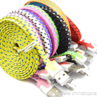 1M / 2M / 3M Farebné USB data sync nabíjačka Micro USB kábel kábel drôtu 5