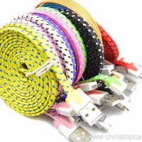 1Spalvinga M / 2M / 3M USB duomenų sinchronizavimo įkroviklis "Micro USB" kabelis laido Wire 5