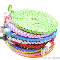 1Spalvinga M / 2M / 3M USB duomenų sinchronizavimo įkroviklis "Micro USB" kabelis laido Wire 6