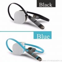 2 боюнча 1 суурма USB кабель сапаты TPE Wire Micro USB жана IOS синхрондоштуруу Cable 6