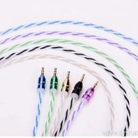 3.5mm jack Male ho Male Stereo Audio Aux Cable Bakeng sa koloi Headphone Speaker PC E lekana 2