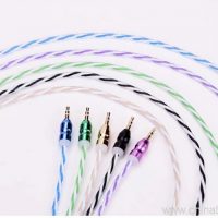 3.5mm Jack Male kanggo Male Stereo Audio Aux Kabel Kanggo mobil Headphone Speaker mathuk PC 2