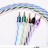 3.5mm Klinke Stecker-Stecker Stereo Audio Aux-Kabel für Auto Kopfhörer Lautsprecher PC passt 5