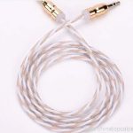 3.5mm jack Male to Male Stereo Audio Aux Cable For car Headphone Speaker PC Fits 6 3.5mm Male to Male Stereo Aux Cable, Braided