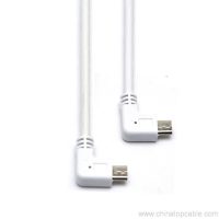 90 digiri dama kusurwa micro USB data na USB 2