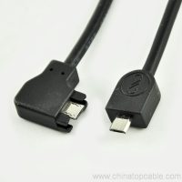 90 stupně vpravo úhlový + rovnou micro usb kabel se speciálním designem formy 2