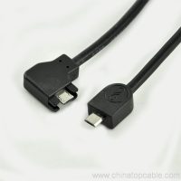 90 тусгай дизайн хөгц зэрэг баруун өнцөгт + шулуун Micro USB кабель 3