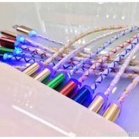 Brzo punjenje podataka kabel bojom TPE tkane tkanine pletenice žice Micro USB kabel 3