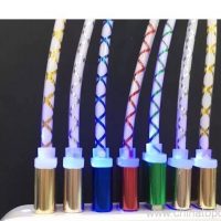 Fast Charging Data Cable Solid Color TPE Woven Fabric Braided Wires micro usb cable 5