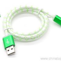 Charging Fast Cable Data Solid Color Wires TPE Woven Fiber Braided cable usb micro 9