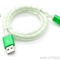 Ceev them ntaub ntawv Cable khoom xim TPE Woven npuag Braided nyob ntawm tej micro usb cable 9